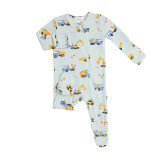 Angel Dear Construction Pajamas Footie