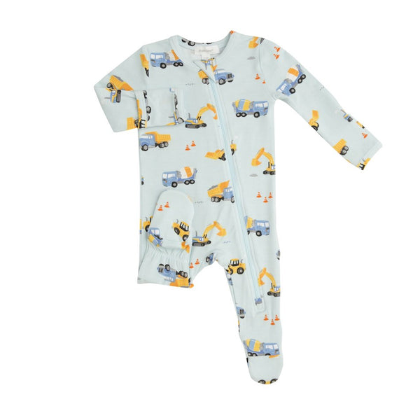 Angel Dear Construction Pajamas Footie OllyOlly