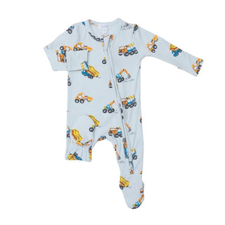 Angel Dear Retro Construction Zipper Footie