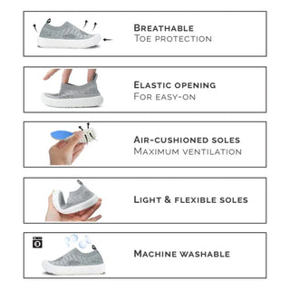 Jan & Jul Xplorer Knit Shoes - Grey