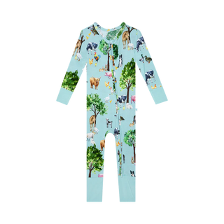 Posh Peanut Convertible One Piece Brayden Footie/Romper