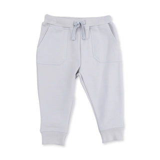Solid Pearl Blue Jogger Pant