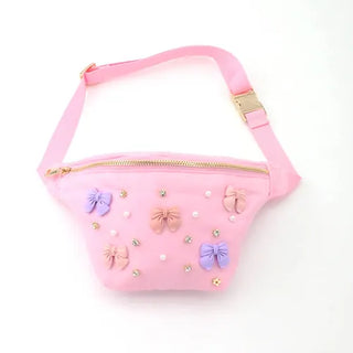 Poppyland Adjustable Fanny Pack/ Belt Bag - Bows Pack
