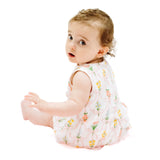 Angel Dear Scallop Open-Back top and Bloomer - Ribbon Bouquets