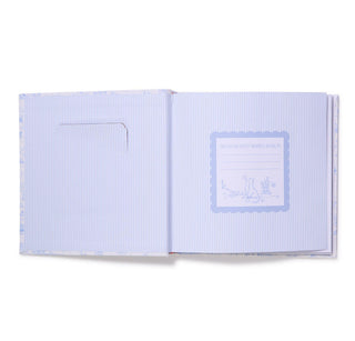 Thank Heaven Animal Toile Fabric Cover Photo Album with Front Window