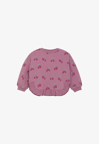 Flower Print Sweatshirt LS AOP