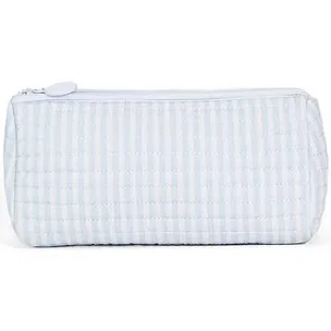 TRVL Quilted Pochette Bag- Blue Pimlico Stripe