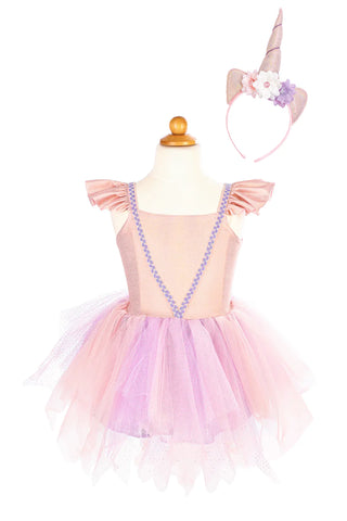 Great Pretenders Shimmer Unicorn Dress & Headband Set