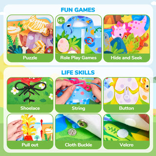 Joycat Busy Book - Dinosaur Friends