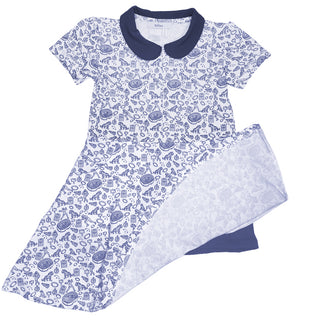 Ishtex Girl's Active Dress - Tiger