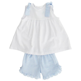 Bailey Boys Seersucker Tie Top Set