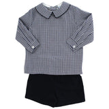 Bailey Boys Cord Elastic Waist Short - Navy