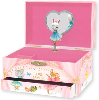 Animal Ballerina Musical Jewelry Box - Single Drawer Deluxe