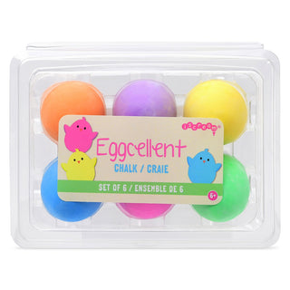 6Pc Easter Egg Eggcellent Chalk Set