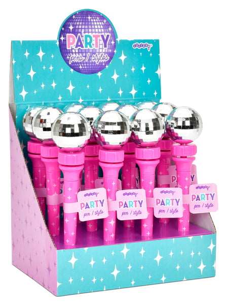 iScream Pink Disco Ball Party Pen