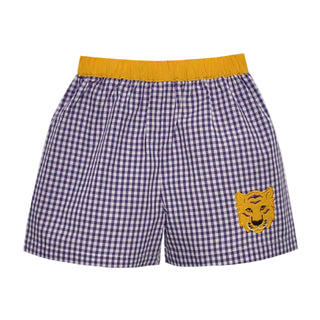 Southern Saturday Purple/Gold Short