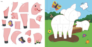 Color-by-Sticker Farm Animals