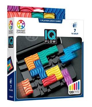 IQ Flow - Travel Logic Sliding Puzzle Game (120 Puzzles)