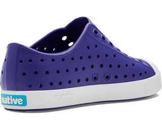 Native Jefferson Kids Slip on Shoes - Glamour Purple/Shell White
