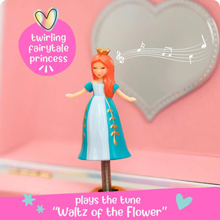 The Perfect Princess Ballerina Musical Jewelry Box - Single Drawer Deluxe