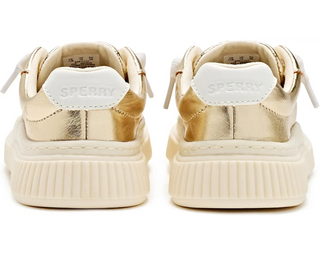 Sperry Kids Amelia Retro Trainer in gold, pair