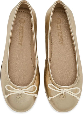 Sperry Piper Ballet Flat Gold