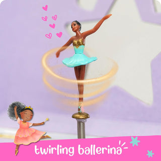 Queen in Training Ballerina Musical Jewelry Box - Single Drawer