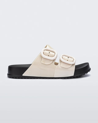 Mini Melissa Cozy Slide Kids -  Black/Beige