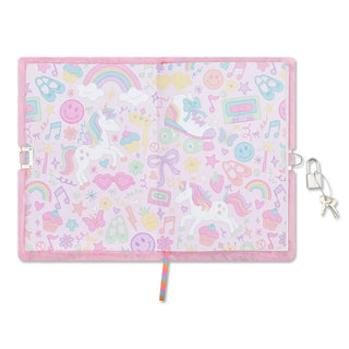 iScream Unicorn Kisses Lock and Key Journal, additional view