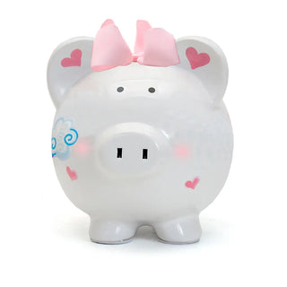 Ceramic Piggy Bank - Unicorns & Rainbows