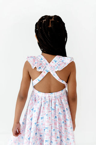 Ollie Jay Knit Patriotic Flags Rosita Dress
