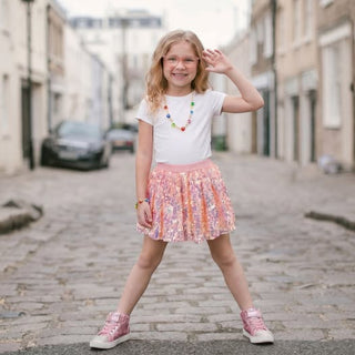 Center Stage Skirt- Hot Pink