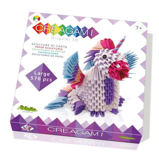 Creagami 3D Origami Modular Paper Folding Kit  - Unicorn