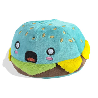 Watchitude Knead That Burger chunky squishy plush, additional view