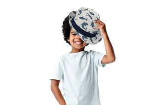 Kids Fedora Hat - Shark