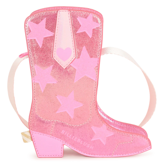 Girls Cowgirl Pink Boot Purse