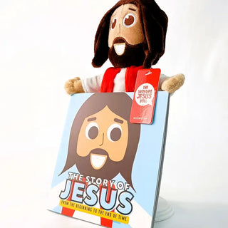 Shoebox Jesus Plush Doll & The Story of Jesus Book Bundle - view 3