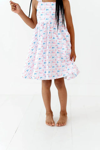 Ollie Jay Knit Patriotic Flags Rosita Dress