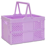 Large Foldable Storage Crate - Lavender