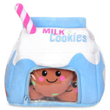 iScream Milk and Cookies Interactive Packaging Fleece Plush
