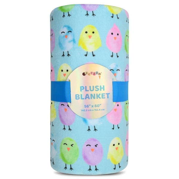 iScream Eggcellent Chicks Plush Blanket