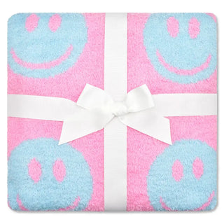 iScream Made You Smile Cozy Knit Blanket
