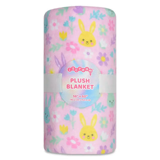 iScream Bunny Bloom Plush Blanket
