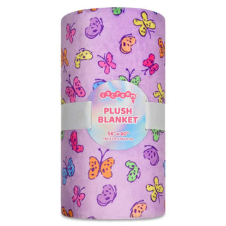 iScream Bright Butterfly Plush Blanket