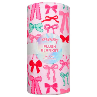 iScream Merry Bows Plush Blanket