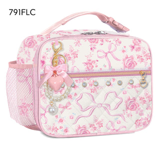 Hot Focus Insulated Lunch Bag Floral Pink