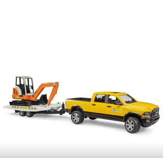 Bruiser RAM Rental Service w/ Trailer and Mini Excavator