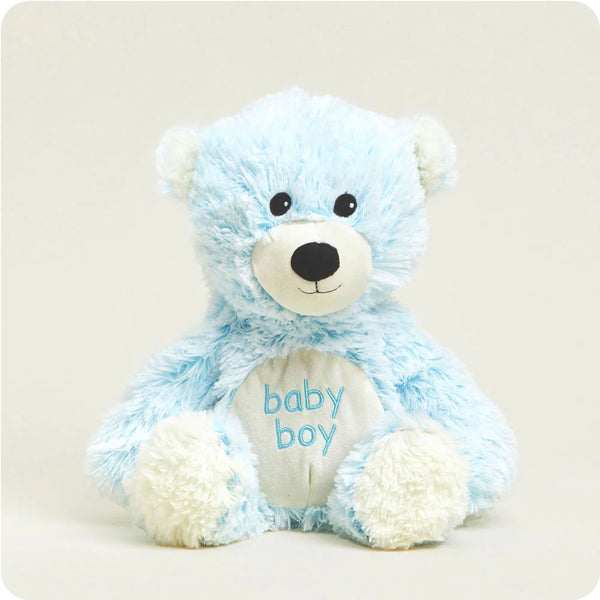 Baby Boy Bear - Warmies 13" Microwaveable Plush Animal Lavender Scented