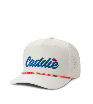 Youth Caddie Golf Performance Rope Hat - Red/White/Blue