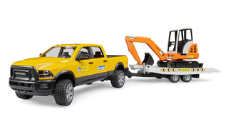 Bruiser RAM Rental Service w/ Trailer and Mini Excavator